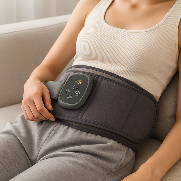 Cinturón térmico masajeador para abdomen y espalda