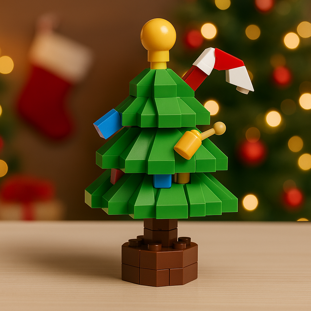 Bloques armables navideños 3 en 1