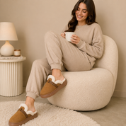 Pantuflas estilo Zuecos con interior afelpado