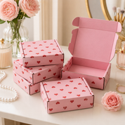Cajas de empaque con Corazones
