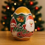 Huevo sorpresa navideño “Merry Christmas”