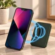 Porta tarjetas magnético para teléfono