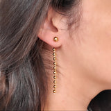 Aretes largos de bolas