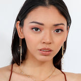 Aretes de acero inoxidable colgantes