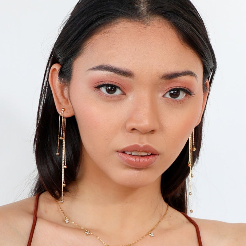 Aretes de acero inoxidable colgantes