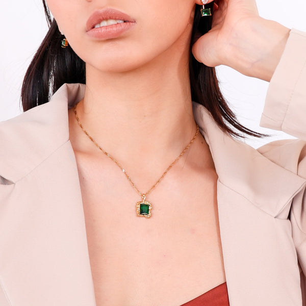 Collar de esmeralda