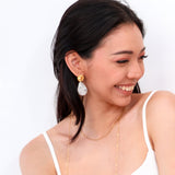 Aretes piedra colgantes