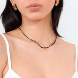 Collar doble de acero inoxidable