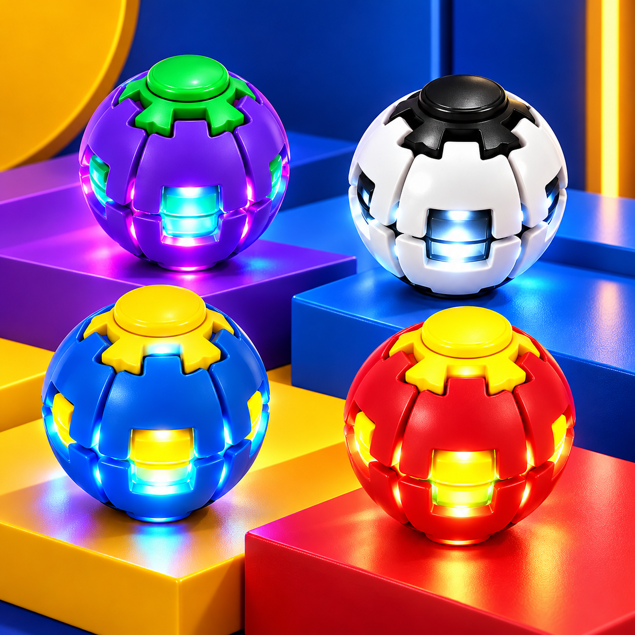 Spinner ball con luz