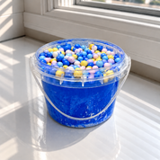 Slime bubble con bolitas de colores