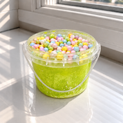 Slime bubble con bolitas de colores