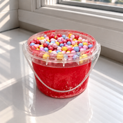 Slime bubble con bolitas de colores
