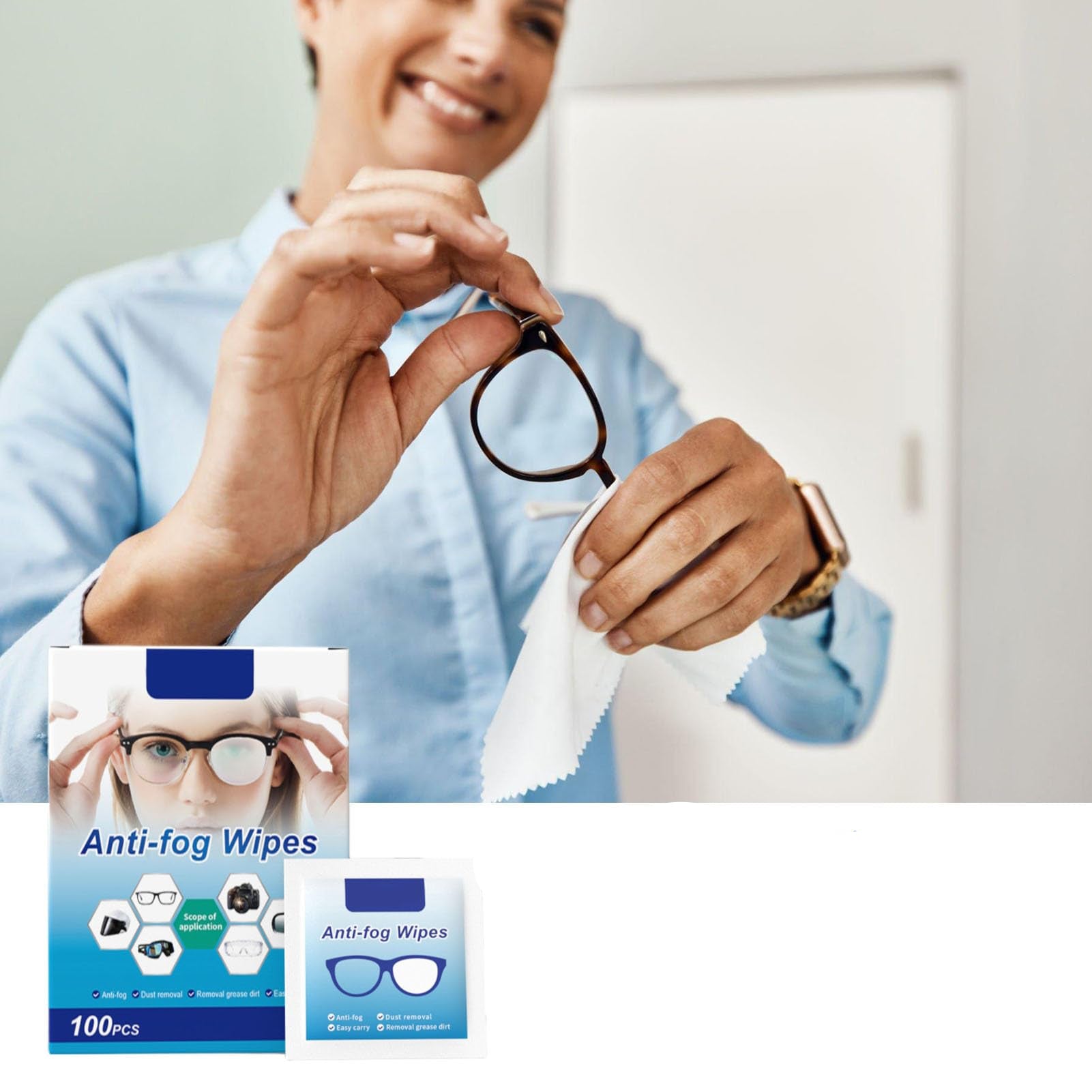 Toallas Húmedas Anti-Empaño para Lentes - Dressygt