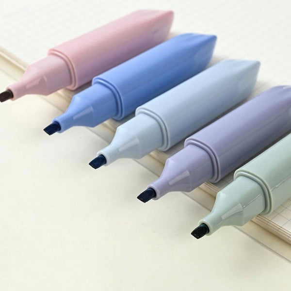 Resaltadores de colores pastel