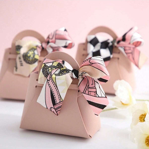 Caja de regalo con diseño de bolso