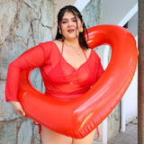 Flotador en forma de corazón