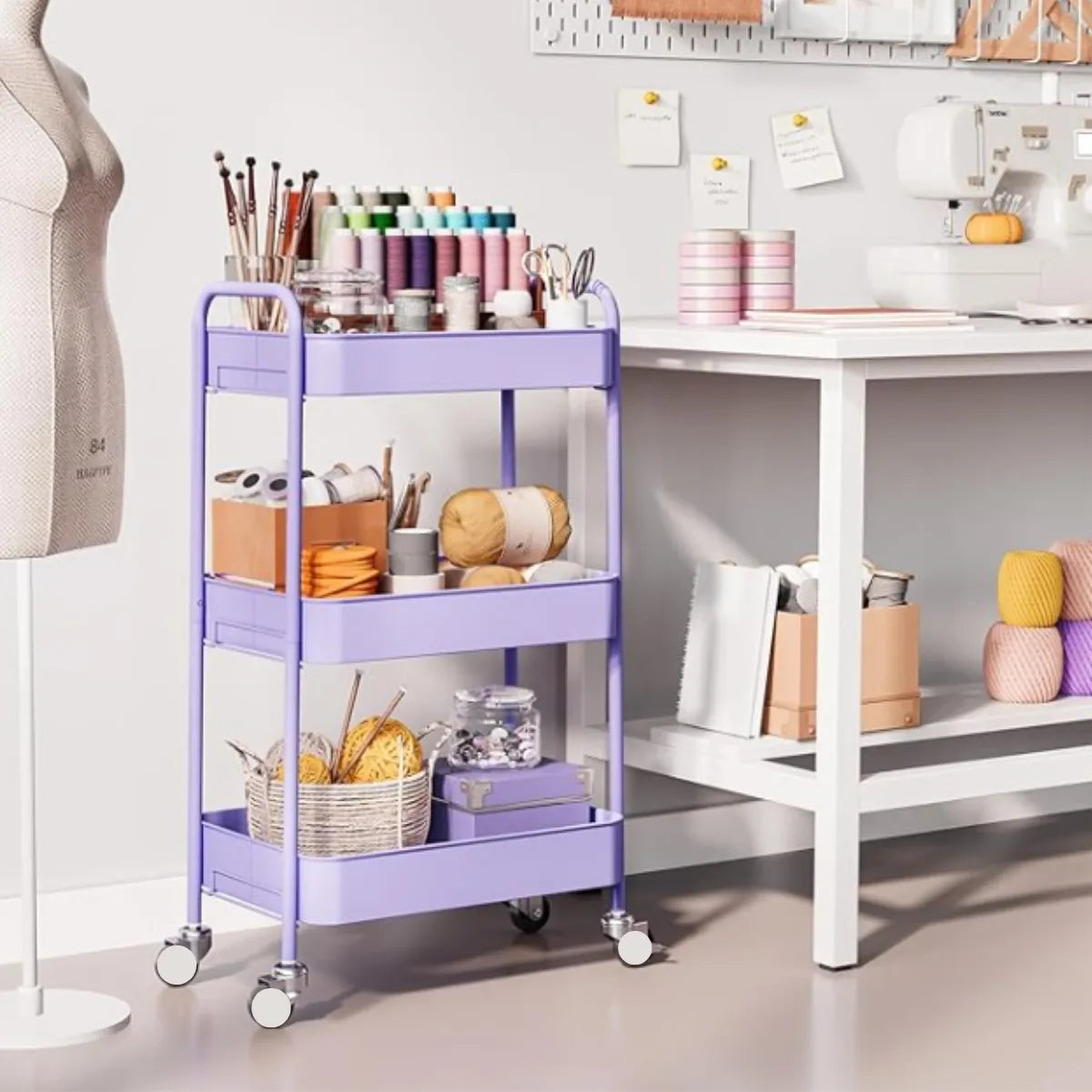 Carrito organizador multiusos con ruedas - Dressygt