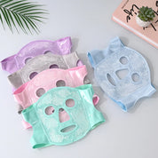 Set de máscara facial y antifaz de gel frío