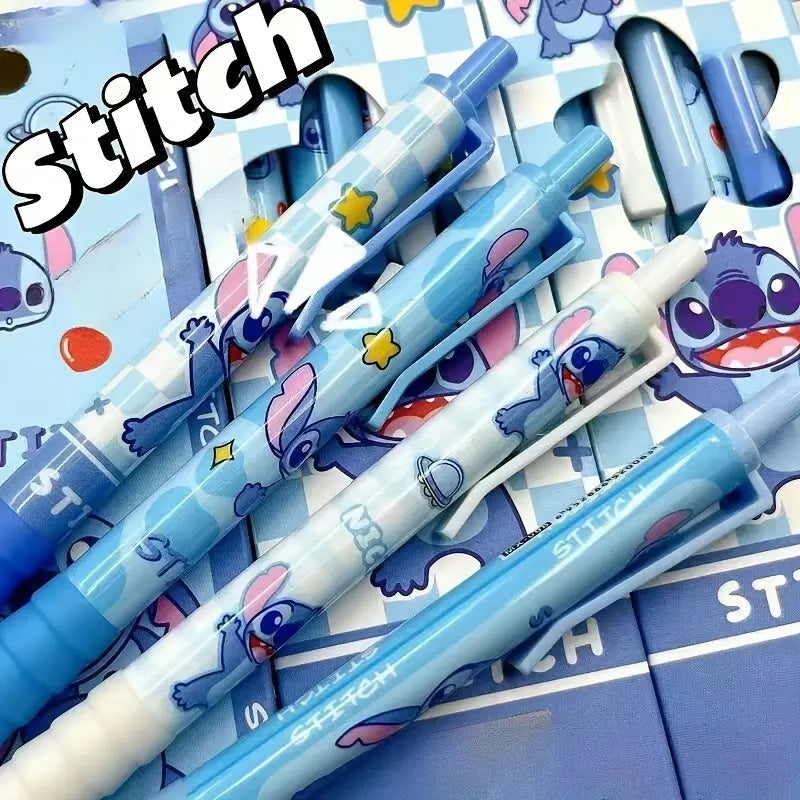 Set de Lapiceros Stitch 0.5 mm con grip de silicona