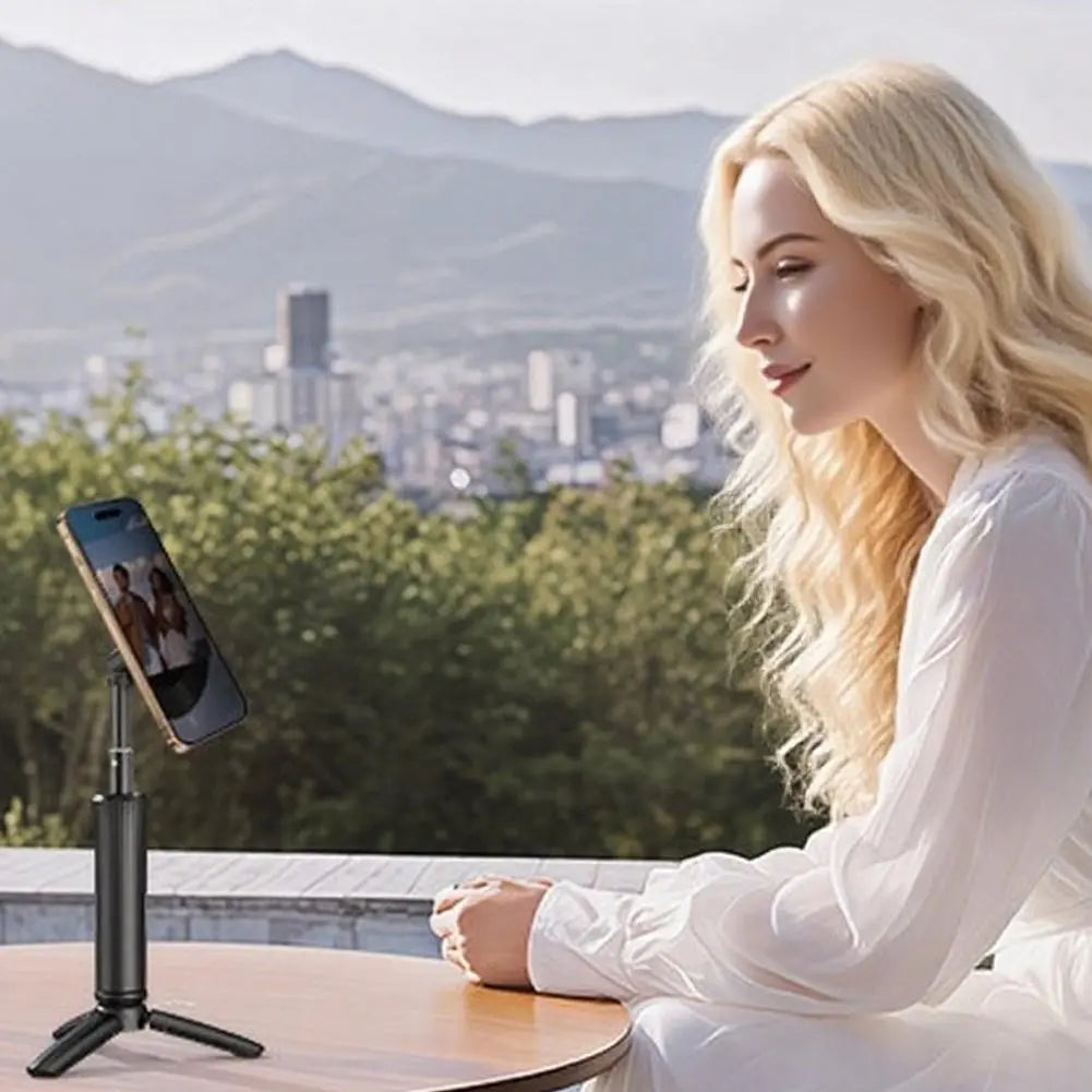 Trípode magnético para celular plegable