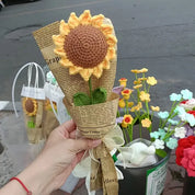 Bouquet individual de girasol tejido - Dressygt