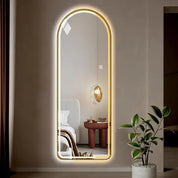 Espejo de cuerpo completo con luz LED