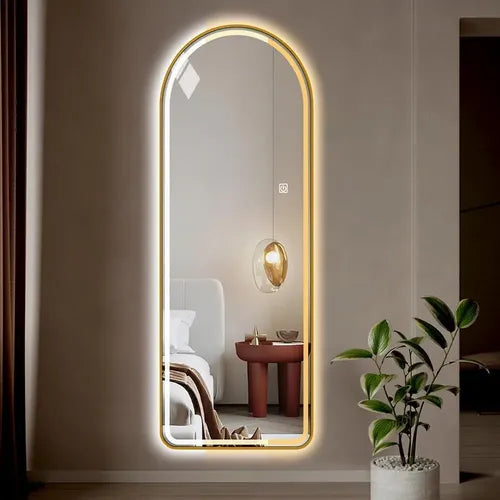 Espejo de cuerpo completo con luz LED