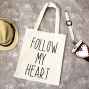Bolsa tote estampada Follow my heart - Dressygt