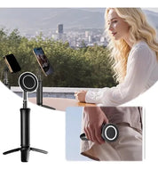 Trípode magnético para celular plegable