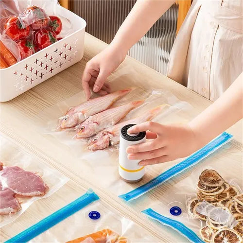 Bolsa grande de almacenamiento al vacío para alimentos
