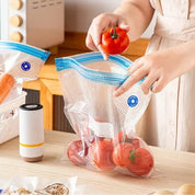 Bolsa grande de almacenamiento al vacío para alimentos