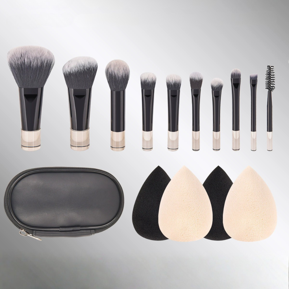 Mini set de brochas y esponjas de maquillaje - Dressygt