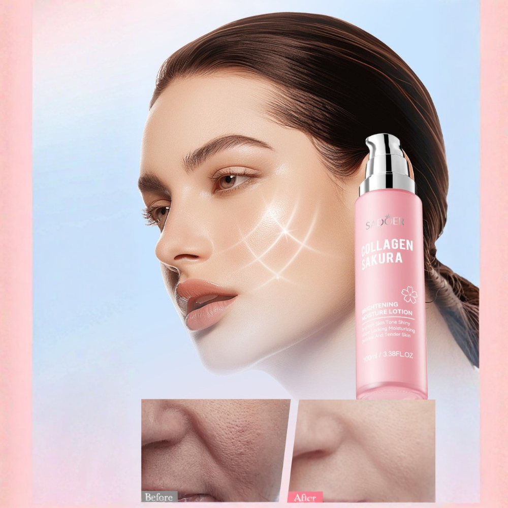 Tónico facial de esencia de sakura y colágeno - Dressygt