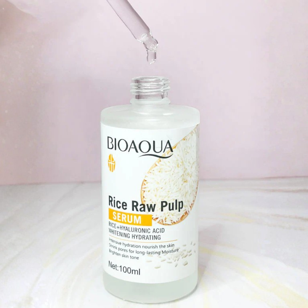 Sérum facial de arroz con ácido hialurónico - Dressygt