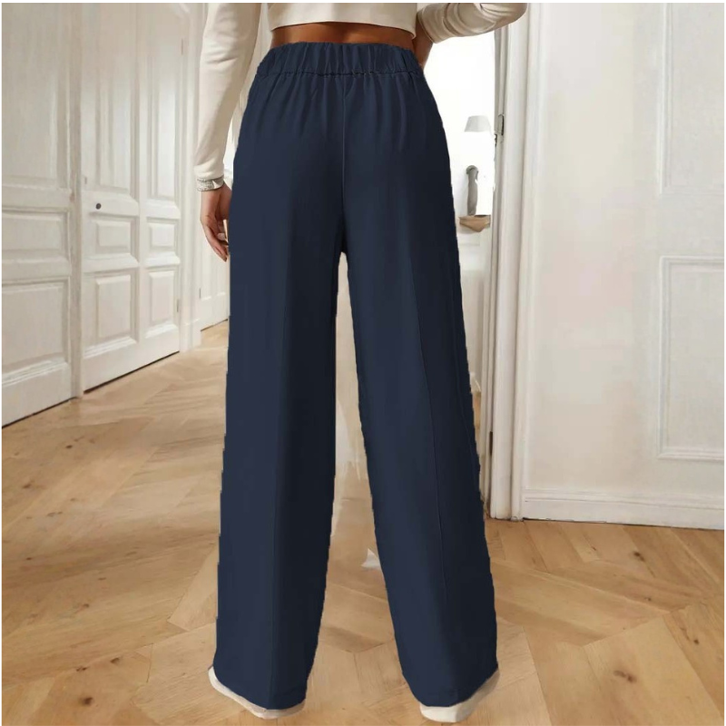 Pantalón de cintura alta wide leg - Dressygt