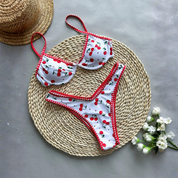 Traje de baño con diseño de cerezas - Dressygt
