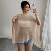 Chal transparente con diseño suelto - Dressygt