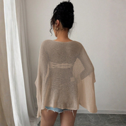 Chal transparente con diseño suelto - Dressygt