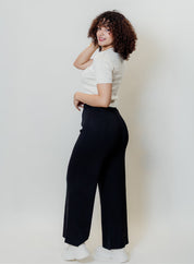 Conjunto de dos piezas manga corta y palazzo