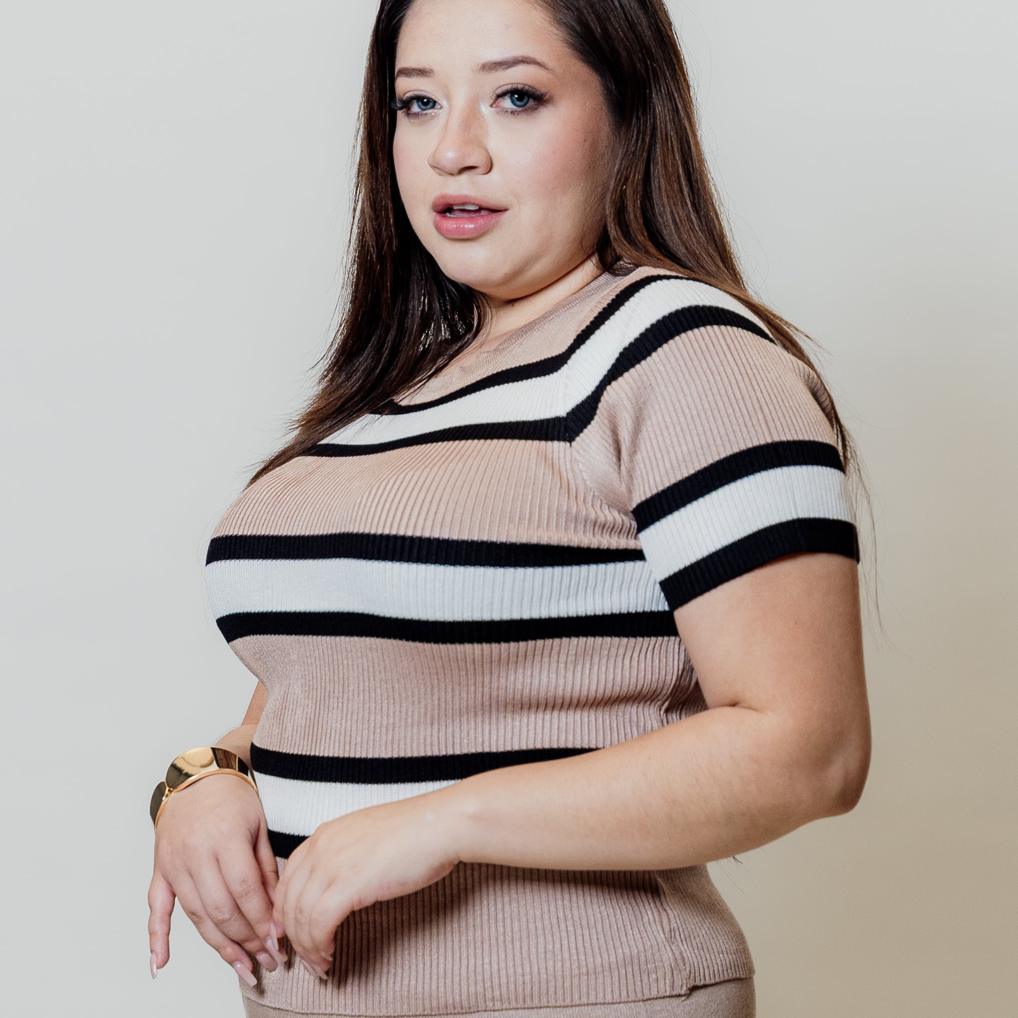 Conjunto de 2 piezas pantalón y blusa tela suave