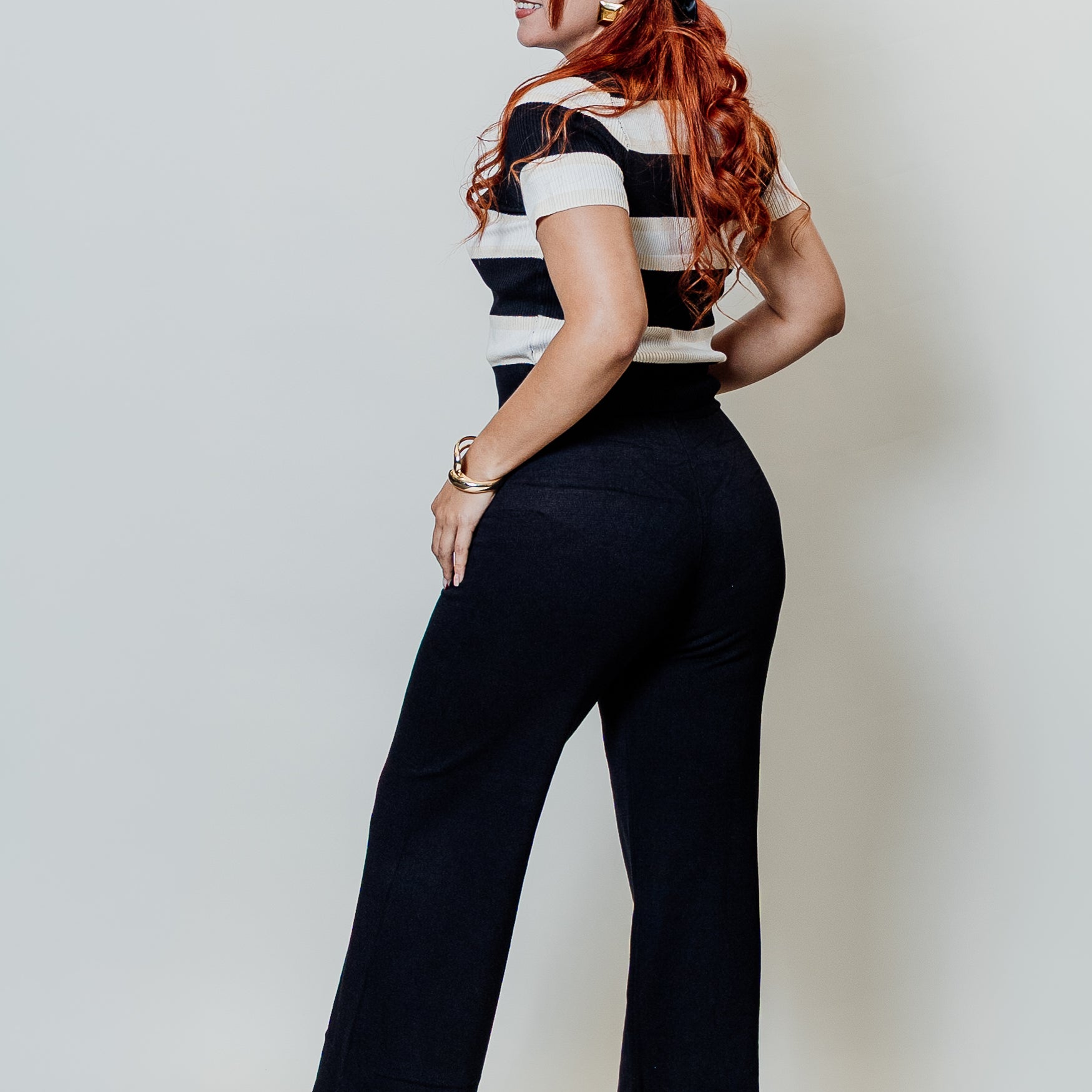 Conjunto de 2 piezas pantalón y blusa tela suave