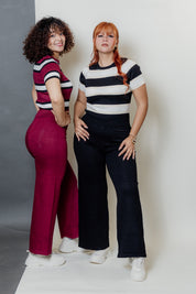 Conjunto de 2 piezas pantalón y blusa tela suave