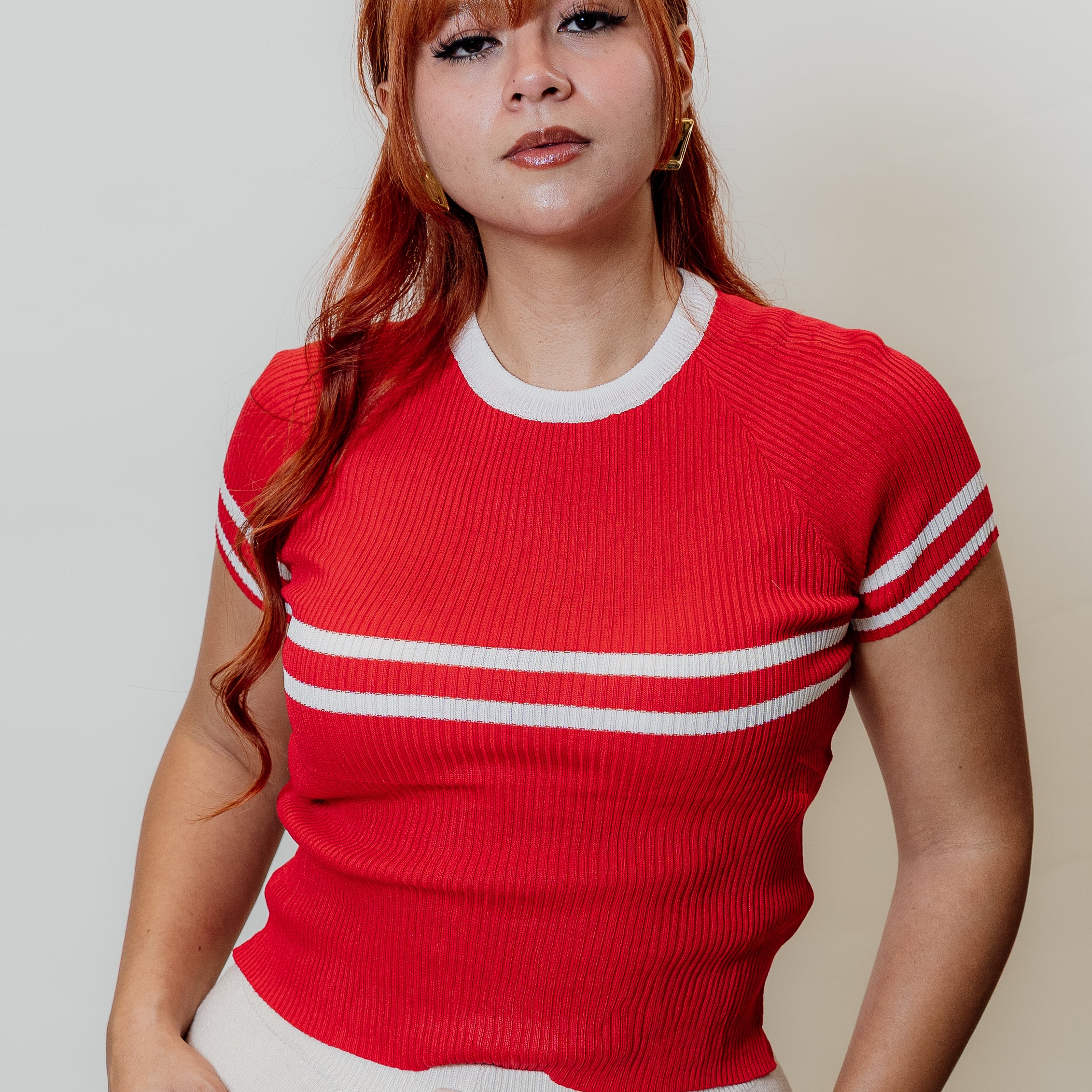 Blusa básica con rayas