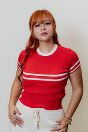 Blusa básica con rayas