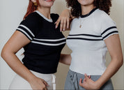 Blusa básica con rayas