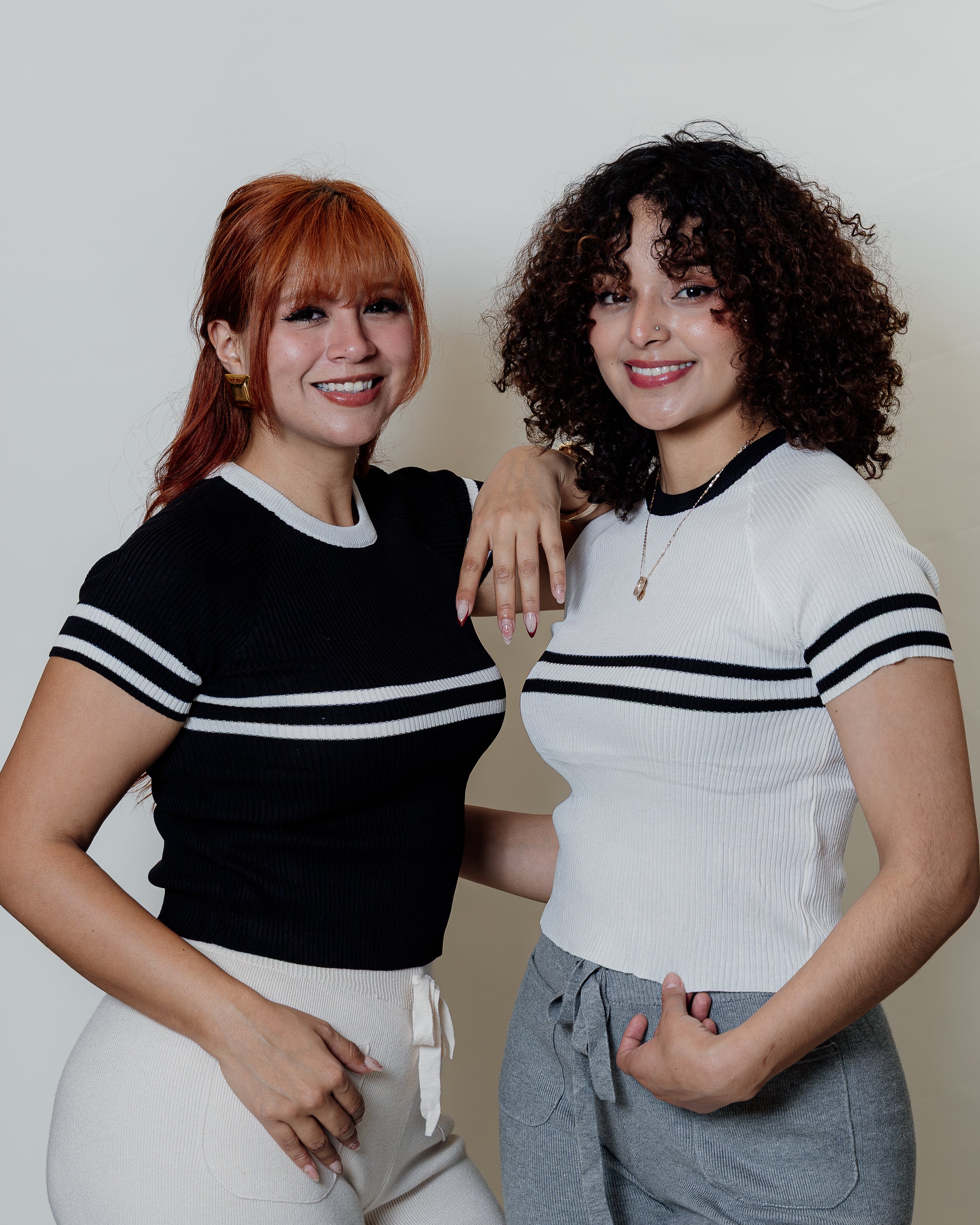 Blusa básica con rayas