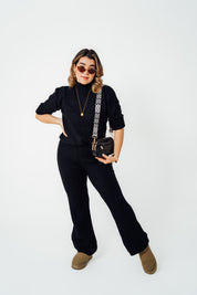 Conjunto de dos piezas de cuello alto