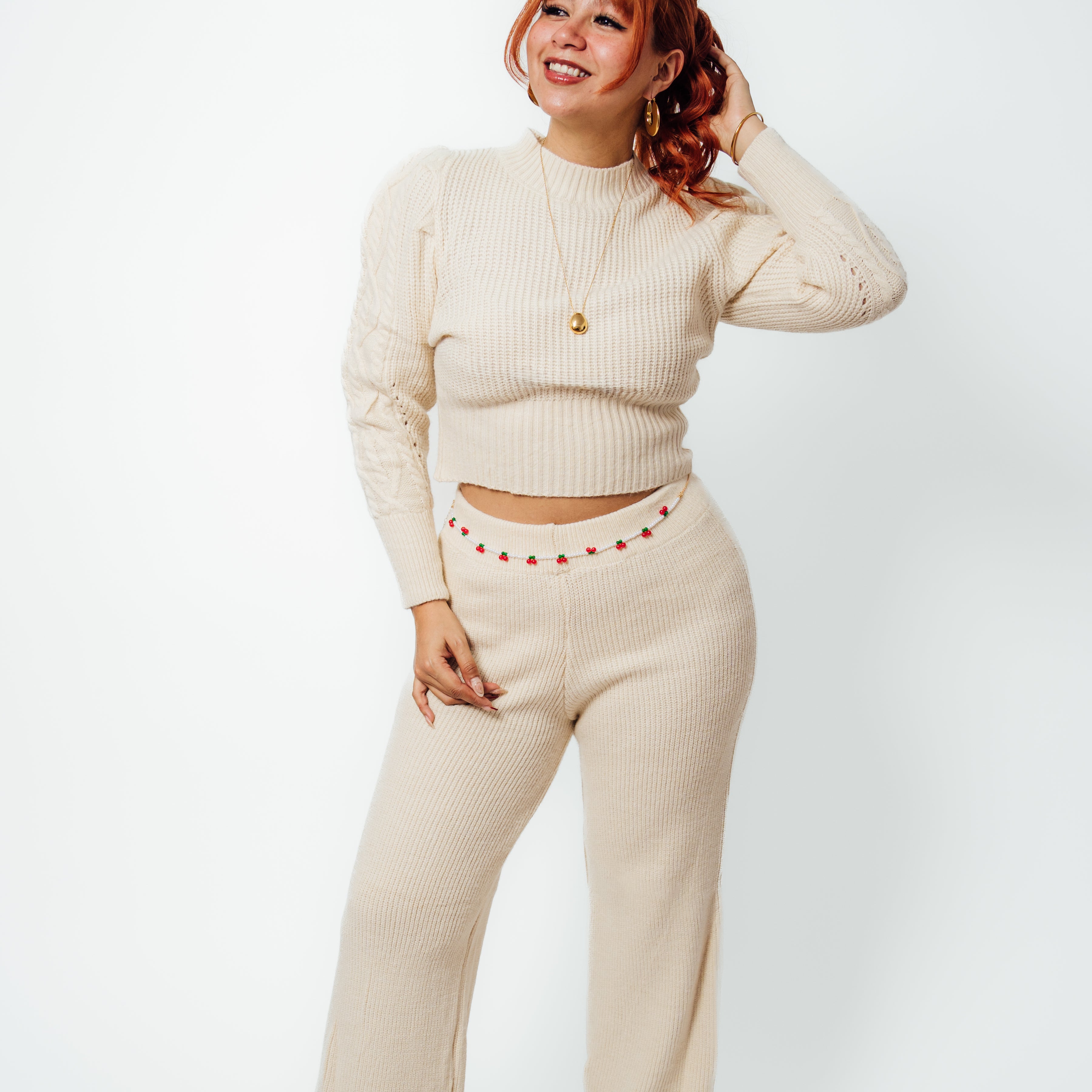 Conjunto de dos piezas de manga larga