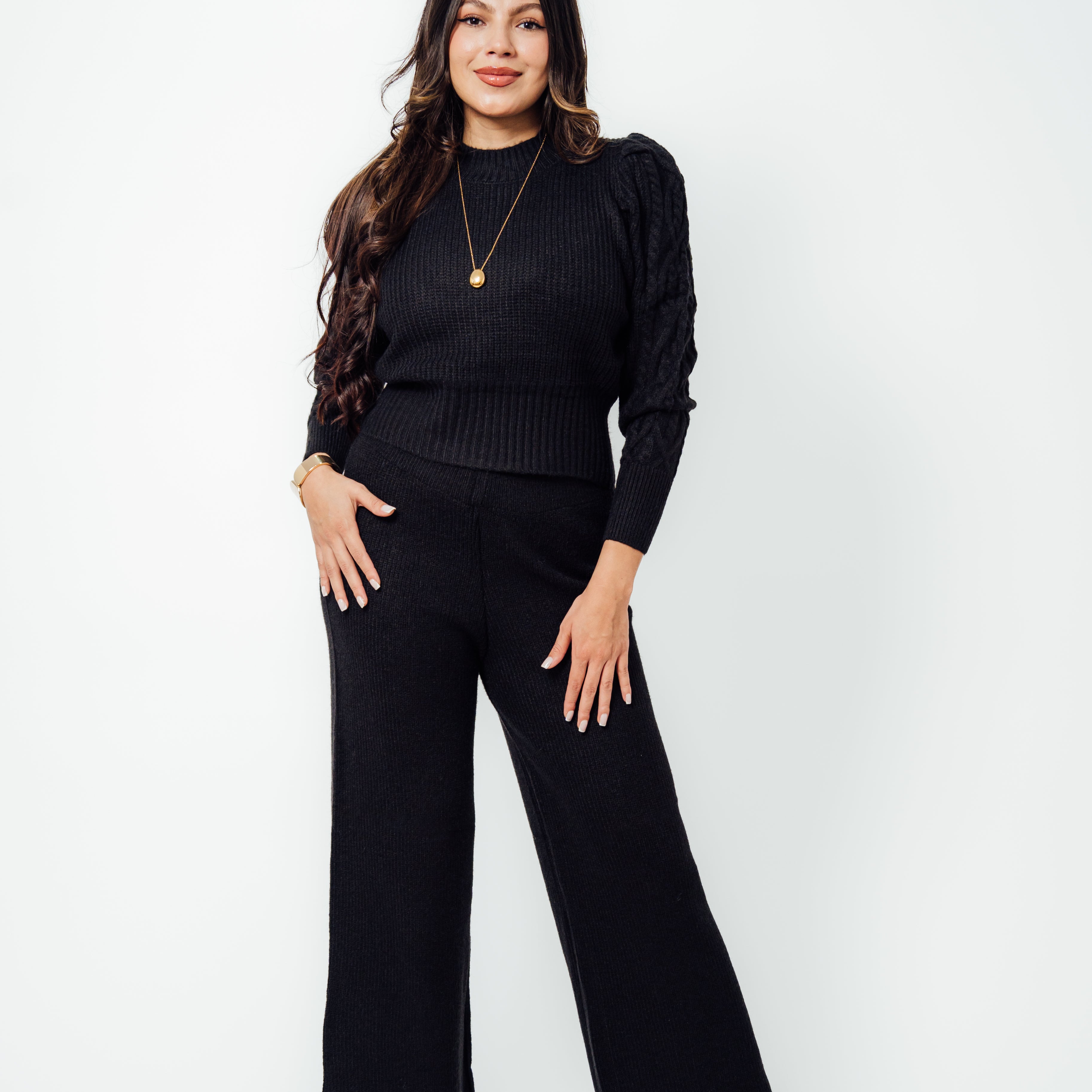 Conjunto de dos piezas de manga larga