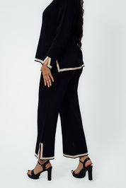 Conjunto knit minimalista de dos piezas